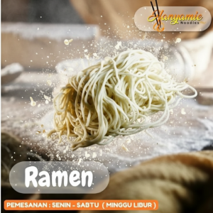 Mie ramen mentah hanyamie isi 10 pc